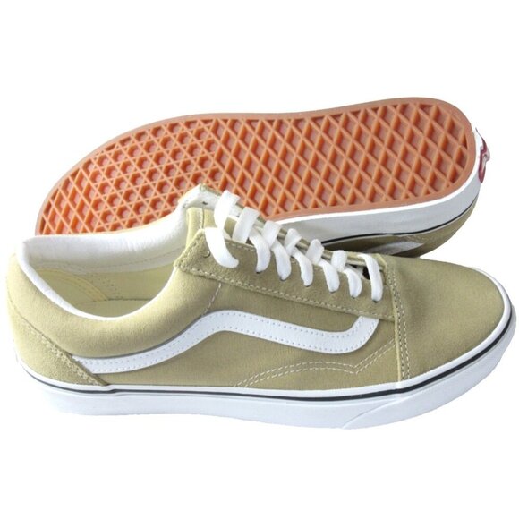 Vans Men's Old Skool Corn Stalk Beige True White Skate Shoes Size 8 NIB - Picture 2 of 5